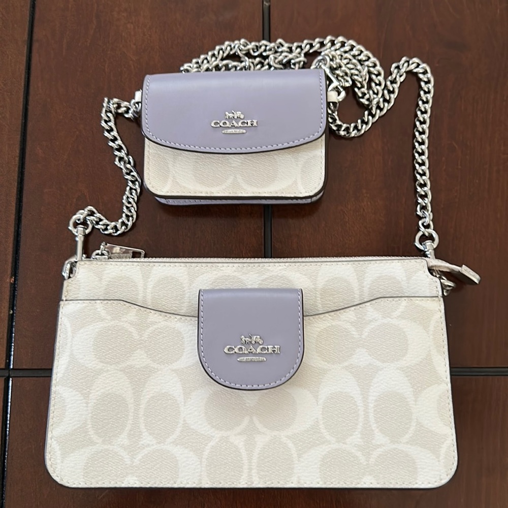 Coach Signature Poppy Crossbody-Brand New-Never Used
